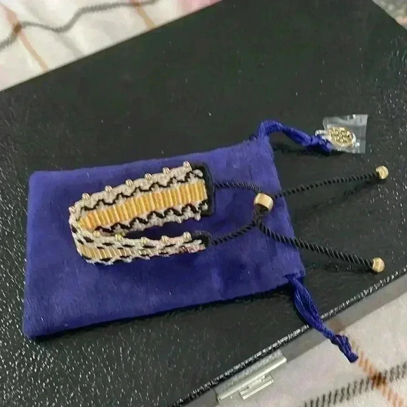 Tory Burch pattern webbing bracelet NWOT Very rare - Picture 5 of 9